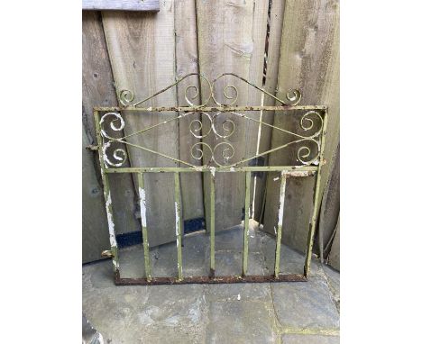 SMALL WROUGHT IRON GATE APPROX 70CM X 60CM 