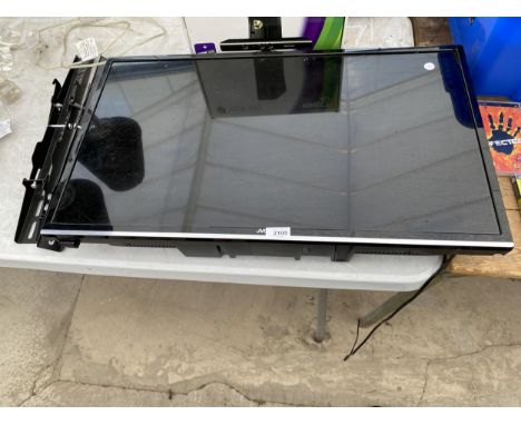 A JVC 32" TELEVISION WITH WALL BRACKET 