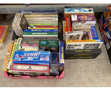 A SELECTION OF VINTAGE AND RETRO BOARD GAMES 