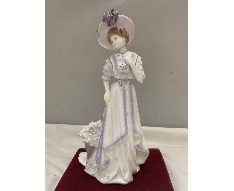 A LIMITED EDITION ROYAL WORCESTER FIGURE LADY VIOLET 590/9500 