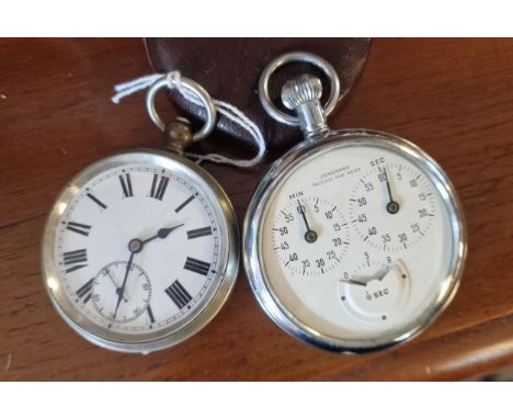 Antique Pocketwatch + a Junghans Process Time Meter Stopwatch (in very good working order)