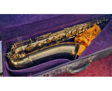 Adolphe 1930's Tenor Grand Prix No 588 Saxophone, Cased and in very good order - inscribed to the body 1er Grand Prix, Le Fac