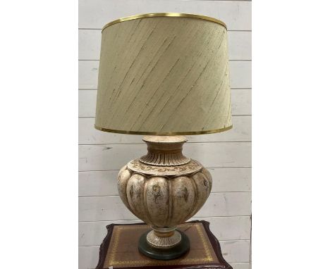 A large table lamp in the form of an urn 