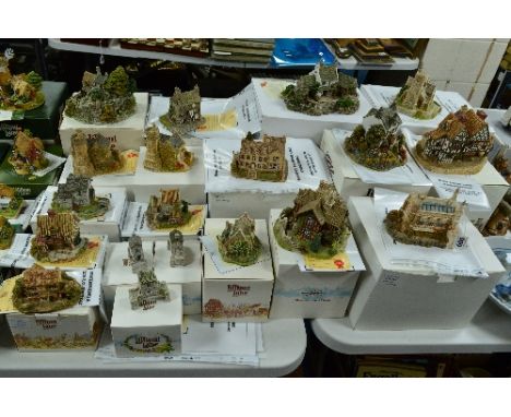 NINETEEN BOXED LILLIPUT LANE SCULPTURES FROM ENGLISH NORTHERN SERIES (BROWN BACKSTAMP), 'Chantry Chapel - Wakefield', 'Red Li