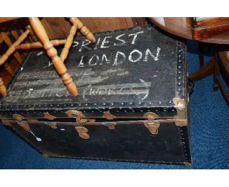 A LARGE DISTRESSED TRUNK