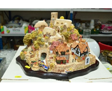 A BOXED LILLIPUT LANE LIMITED EDITION SCULPTURE, St Peters Cove' No.2772/3000, with plinth (no certificate)