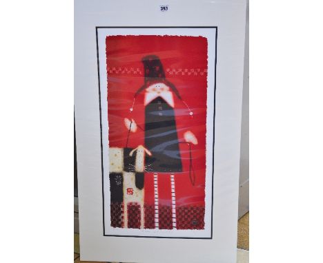 GOVINDER NAZRAN, (BRITISH 1964-2008), 'A New Lead for Patch', a Limited Edition artist proof print, 14/29, with certificate, 