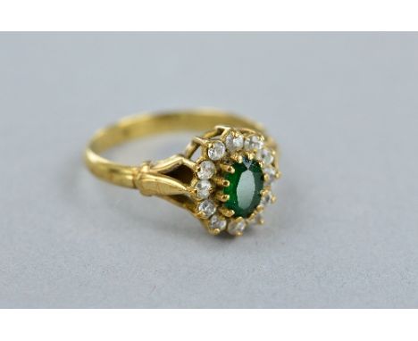 A 9CT DRESS RING, SIZE M, approximate weight 2.3 grams