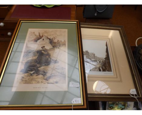 Bolton print together with a first world war print