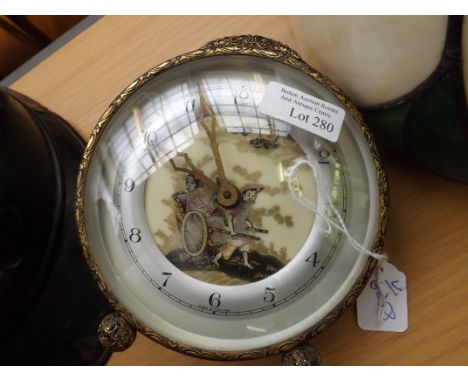 Early Chinese style mantel clock 