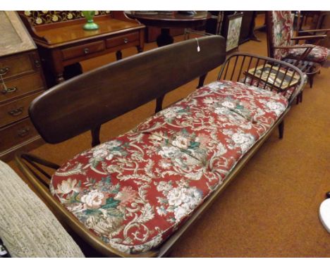 Ercol day bed with matching foot stool 