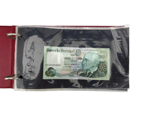 Great British and World banknotes, including Bank of England Peppiatt ten shillings 'Z99E', O'Brien ten shillings 'N22Y', var