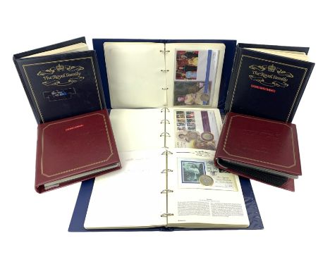 Commemorative first day covers, mint stamps and coin covers, many relating to Queen Elizabeth II and Royal Events, including 