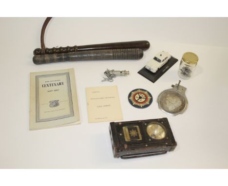 POLICE COLLECTABLES INCLUDING GREAT TRAIN ROBBERY a mixed group including a small Police Pamphlet, Confidential Buckinghamshi