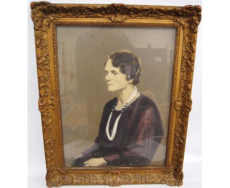 George Houston RSW ARSA RI RSA (Scottish, 1869 - 1947) Portrait of a lady Signed lower right, oil on canvas, 80cm x 45cm.&nbs