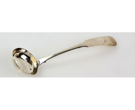 Scottish silver Georgian toddy ladle, Edinburgh 1822