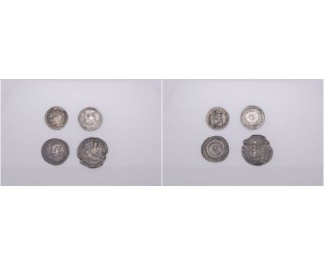 Julian II as Caesar (355-360), siliquae (2), rev., star, mints of Constantinople (S. 19043) and Antioch (S. 19045), good fine