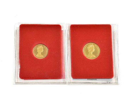 Isle of Man, Proof Sovereign 1979 &amp; Proof Half Sovereign 1979, commemorating the Queen’s visit to the Isle of Man in 1979