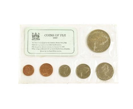 5 x Foreign Year Sets comprising: Western Samoa first decimal coins 1967, a set of 7 coins comprising 1, 2, 5, 10, 20 &amp; 5