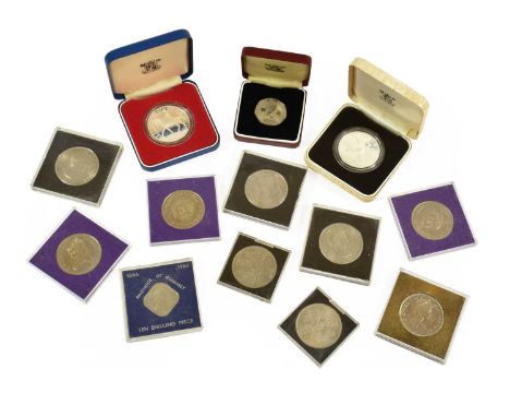 2 x Elizabeth II, Silver Proof Crown, 1977 and 1980, individually encapsulated in Royal Mint cases of issue with certificate 