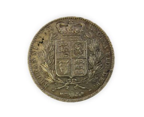 Victoria, Crown 1844 VIII, star stops; obv. Young Head, rev. crowned shield; a few light hairlines o/wise very good edge &amp