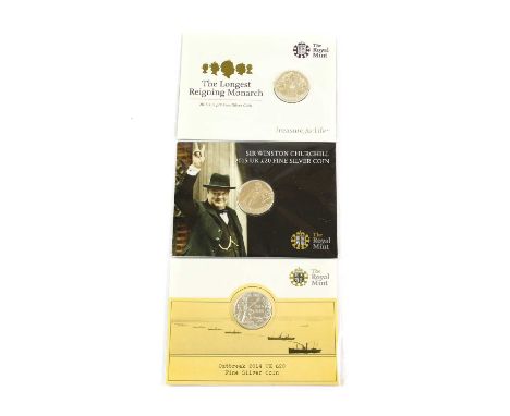 3 x UK Commemorative Silver £20 Coins comprising: 2014 ‘Centenary of the Outbreak of WW1,’ obv. Rank-Broadley portrait of the