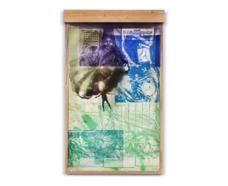 ROBERT RAUSCHENBERG (1925-2008)SLING-SHOTS LIT #3From Sling-Shots Lit Series (Gemini G.E.L. 1175) 1985Signature incisée, titr