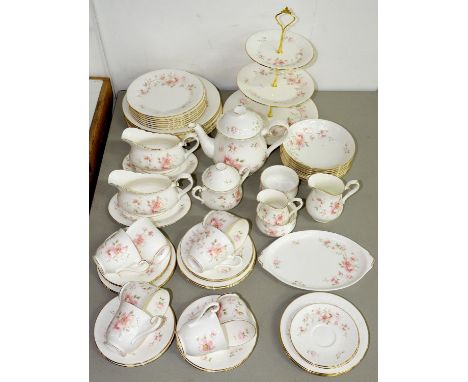 A ROYAL ALBERT BONE CHINA BREATH OF SPRING PATTERN DINNER SERVICE, PRINTED MARK Please note not every item has been individua
