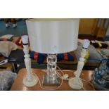 Three Table Lamps