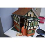 1950's Dollhouse and Contents