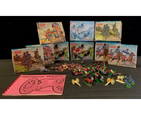 HO-OO scale soldiers, Airfix, Hinchcliffe models, etc, Waterloo, Highland Infantry, British Cavalry  (Hussars),  British Infa