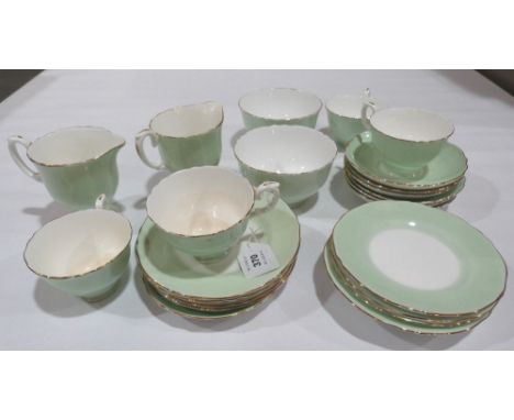 A Crown Staffordshire part tea service of 25 pieces