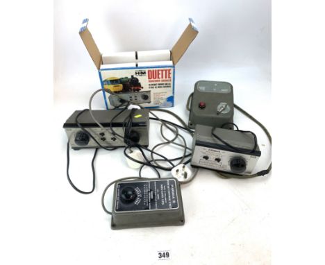 2 x H &amp; M Duette Transformer Controllers &amp; 3 power control units 
