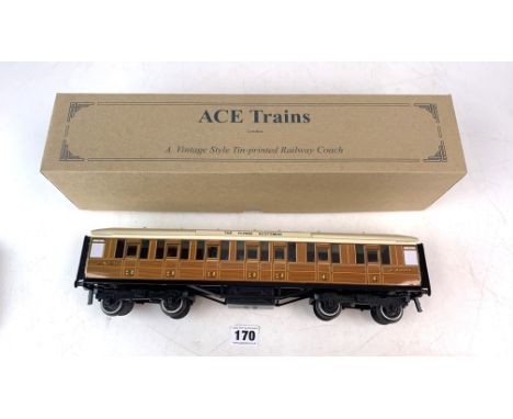 Ace Trains 0 Gauge LNER C/4  Corridor Coach 'The Flying Scotsman', boxed