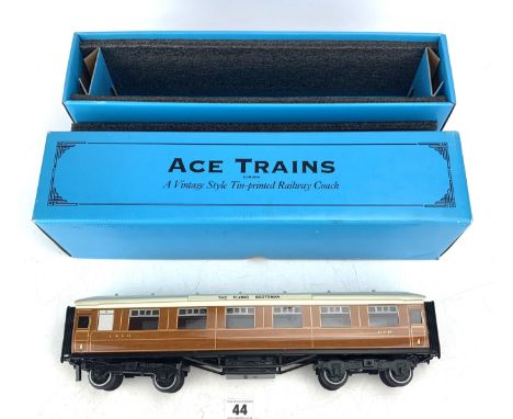 Ace Trains 0 gauge LNER brake coach 'The Flying Scotsman', boxed