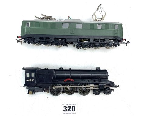 2 locomotives, 00 gauge - 'Princess Elizabeth' and electric engine