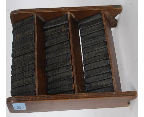 A miniature collection of 40 miniature leather bound books - William Shakespeare being printed by Allied Newspapers London an