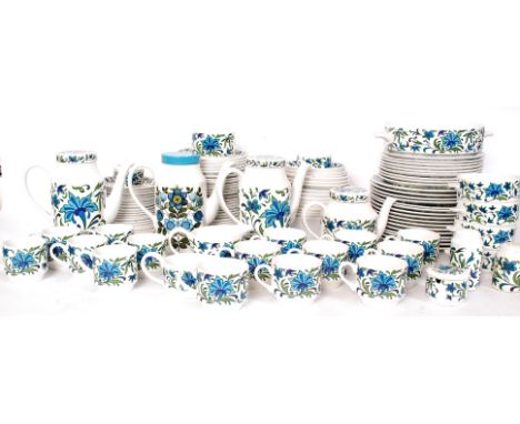 A part Midwinter Spanish Garden retro style part dinner  / tea service comprising cups, saucers, plates etc