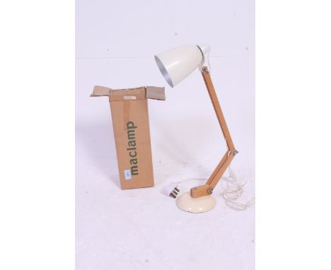 An original 1970's retro vintage  ( with box ) Terence Conran Maclamp - anglepoise desk lamp