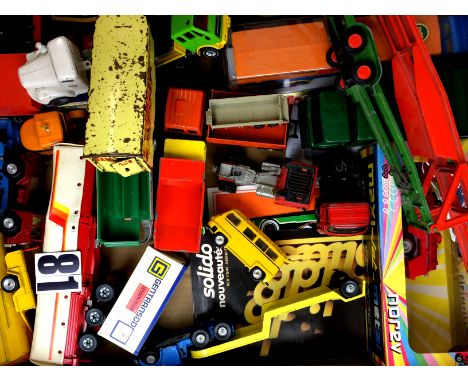 A Collection of European Die Cast Vehicles: including Solido, Majorette, Lion Car, Siku, and others, P-G (33)