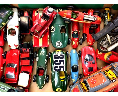 Merit Airfix and other makers Plastic Racing Cars: quantity of kitbuilt Racing, Sports and  vintage cars and Lifeboat and Mot