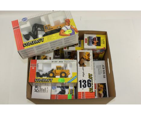 Joal Compact Construction Vehicles (10), in original boxes, E, boxes G-E (10)
