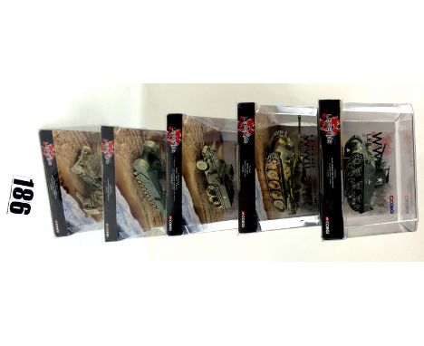 Corgi WWII Legends 'D-Day Landings' 1:50 scale 60th Anniversary 1944-2004 Boxed Army Vehicles: M4A3, M3A1 Half Track, Sherman