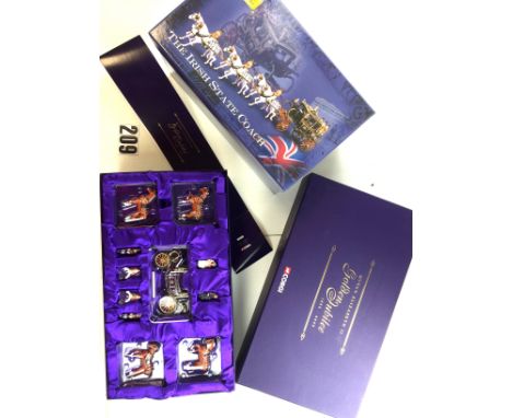Corgi Commemoration Golden Jubilee State Landau 1:40 scale Set; in original box and packaging, together with Britains Irish S