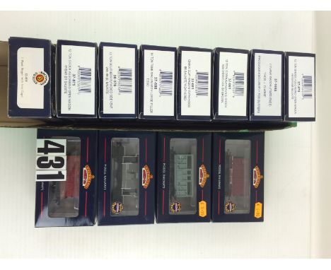Bachmann OO gauge wagons: One dozen assorted wagons in original boxes, including London Transport Brake Van, 1-plank wagon wi