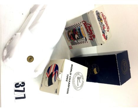 A Collection of Ceramic F1 Memorablia: various, VG (7)