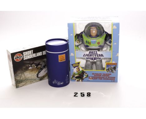 Disney's Toy Story Buzz Lightyear Action Figure, by Think Way, Airfix Short Sunderland III Kit, Les Images Mythiques Tintin R