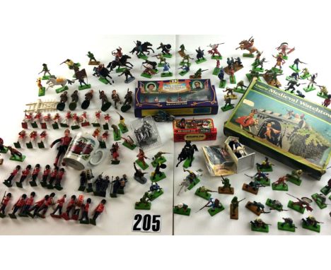 Britain 'Deetail' and Other Figures; deetail' and earlier guards and band figures (150 +) unboxed, Silver Jubilee set and Lon