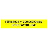 Terminos y condiciones - POR FAVOR LEA!