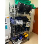 Rolling Eagle Rack with contents